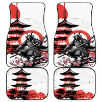 Japanese Samurai Warrior Enso Car Mats Japan Pagoda Sakura Watercolor LT14 - Polynesian Pride