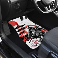 Japanese Samurai Warrior Enso Car Mats Japan Pagoda Sakura Watercolor LT14 - Polynesian Pride