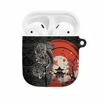 Japanese Dragon Katana Enso AirPods Case Japan Pagoda Seamless Cloud - Polynesian Pride
