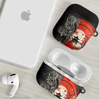 Japanese Dragon Katana Enso AirPods Case Japan Pagoda Seamless Cloud - Polynesian Pride