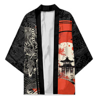Japanese Dragon Katana Enso Kimono Japan Pagoda Seamless Cloud - Polynesian Pride