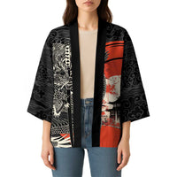 Japanese Dragon Katana Enso Kimono Japan Pagoda Seamless Cloud - Polynesian Pride