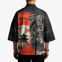 Japanese Dragon Katana Enso Kimono Japan Pagoda Seamless Cloud - Polynesian Pride