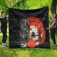 Japanese Dragon Katana Enso Quilt Japan Pagoda Seamless Cloud LT14 - Polynesian Pride