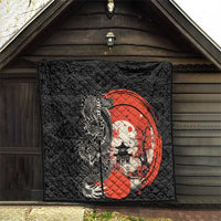 Japanese Dragon Katana Enso Quilt Japan Pagoda Seamless Cloud LT14 - Polynesian Pride