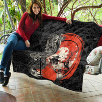 Japanese Dragon Katana Enso Quilt Japan Pagoda Seamless Cloud LT14 - Polynesian Pride