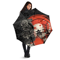 Japanese Dragon Katana Enso Umbrella Japan Pagoda Seamless Cloud - Polynesian Pride