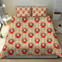 Japanese Daruma Doll Bedding Set Palaka With Seamless Bamboo Pattern LT14 - Polynesian Pride