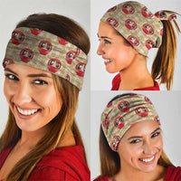 Japanese Daruma Doll Neck Gaiter Palaka With Seamless Bamboo Pattern - Polynesian Pride