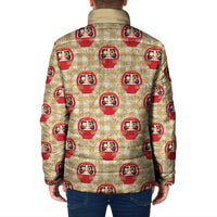 Japanese Daruma Doll Padded Jacket Palaka With Seamless Bamboo Pattern LT14 - Polynesian Pride