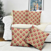 Japanese Daruma Doll Pillow Cover Palaka With Seamless Bamboo Pattern LT14 - Polynesian Pride