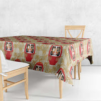 Japanese Daruma Doll Tablecloth Palaka With Seamless Bamboo Pattern LT14 - Polynesian Pride
