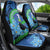 New Zealand Chatham Islands Car Seat Cover Wharekauri Forget Me Not With Black Robin