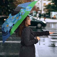 New Zealand Chatham Islands Umbrella Wharekauri Forget Me Not With Black Robin - Polynesian Pride