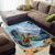 New Zealand South Island Area Rug Te Waipounamu Aoraki Kea Bird