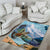 New Zealand South Island Area Rug Te Waipounamu Aoraki Kea Bird