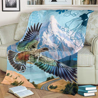 New Zealand South Island Blanket Te Waipounamu Aoraki Kea Bird