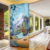 New Zealand South Island Door Cover Te Waipounamu Aoraki Kea Bird - Polynesian Pride