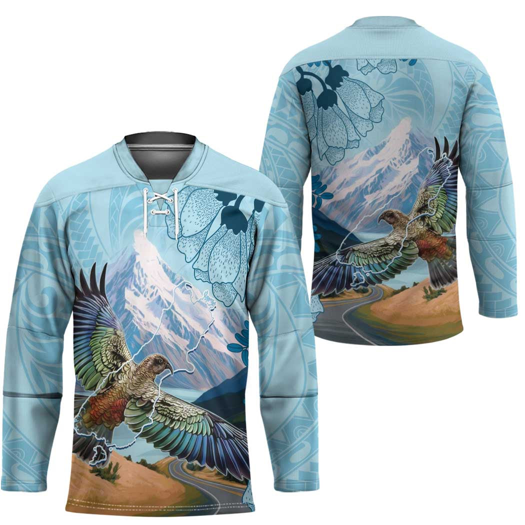 New Zealand South Island Hockey Jersey Te Waipounamu Aoraki Kea Bird LT14 - Polynesian Pride