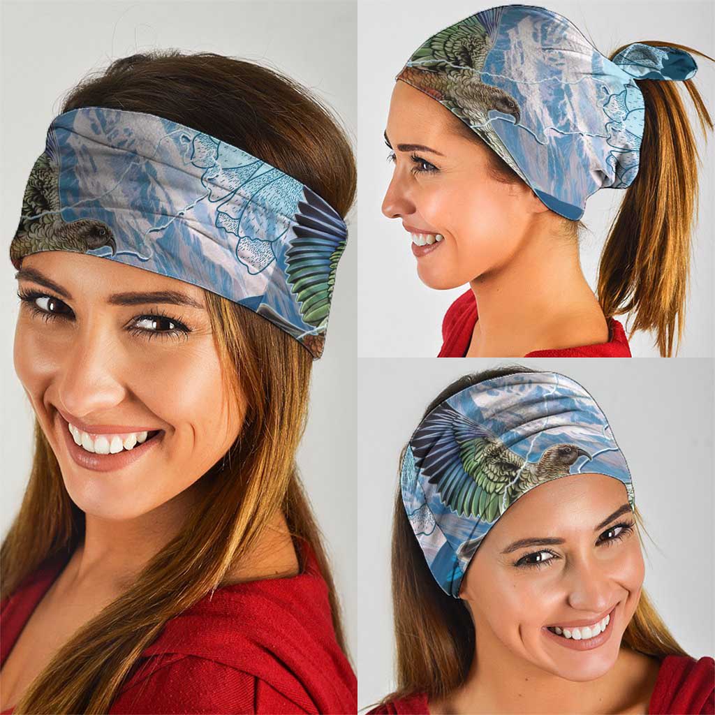 New Zealand South Island Neck Gaiter Te Waipounamu Aoraki Kea Bird LT14 - Polynesian Pride