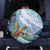 New Zealand South Island Spare Tire Cover Te Waipounamu Aoraki Kea Bird