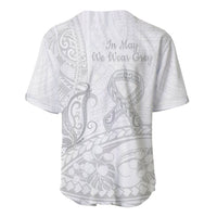 Polynesia Brain Cancer Awareness Baseball Jersey In May We Wear Grey