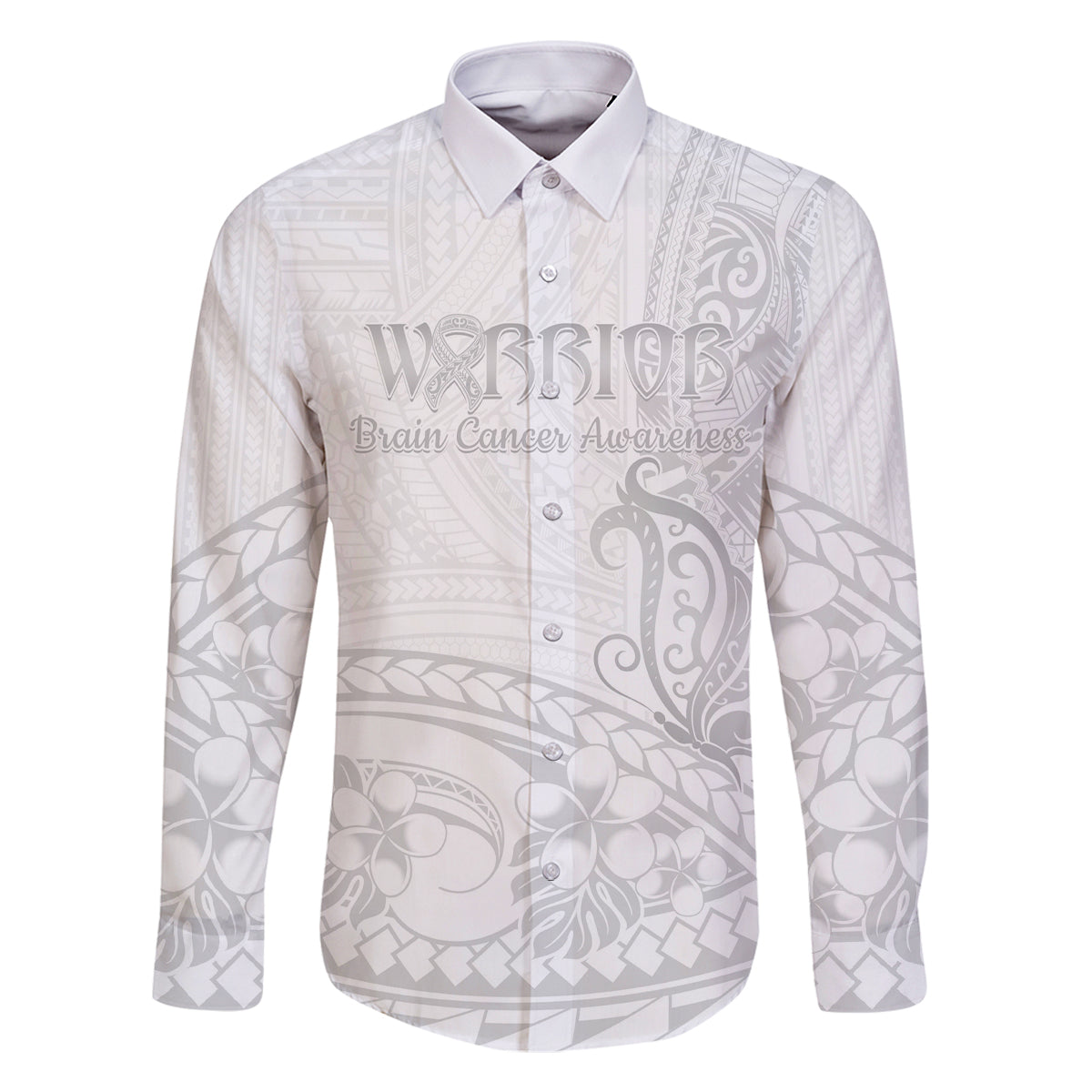 Polynesia Brain Cancer Awareness Family Matching Summer Maxi Dress and Hawaiian Shirt In May We Wear Grey