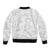Polynesia Brain Cancer Awareness Sleeve Zip Bomber Jacket In May We Wear Grey