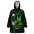 Polynesia Mental Health Awareness Wearable Blanket Hoodie Green Ribbon Be Kind To Your Mind