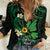 Polynesia Mental Health Awareness Women Casual Shirt Green Ribbon Be Kind To Your Mind
