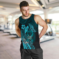 Polynesia World Ovarian Cancer Day Men Tank Top You Matter Polynesian Women LT14 Teal - Polynesian Pride