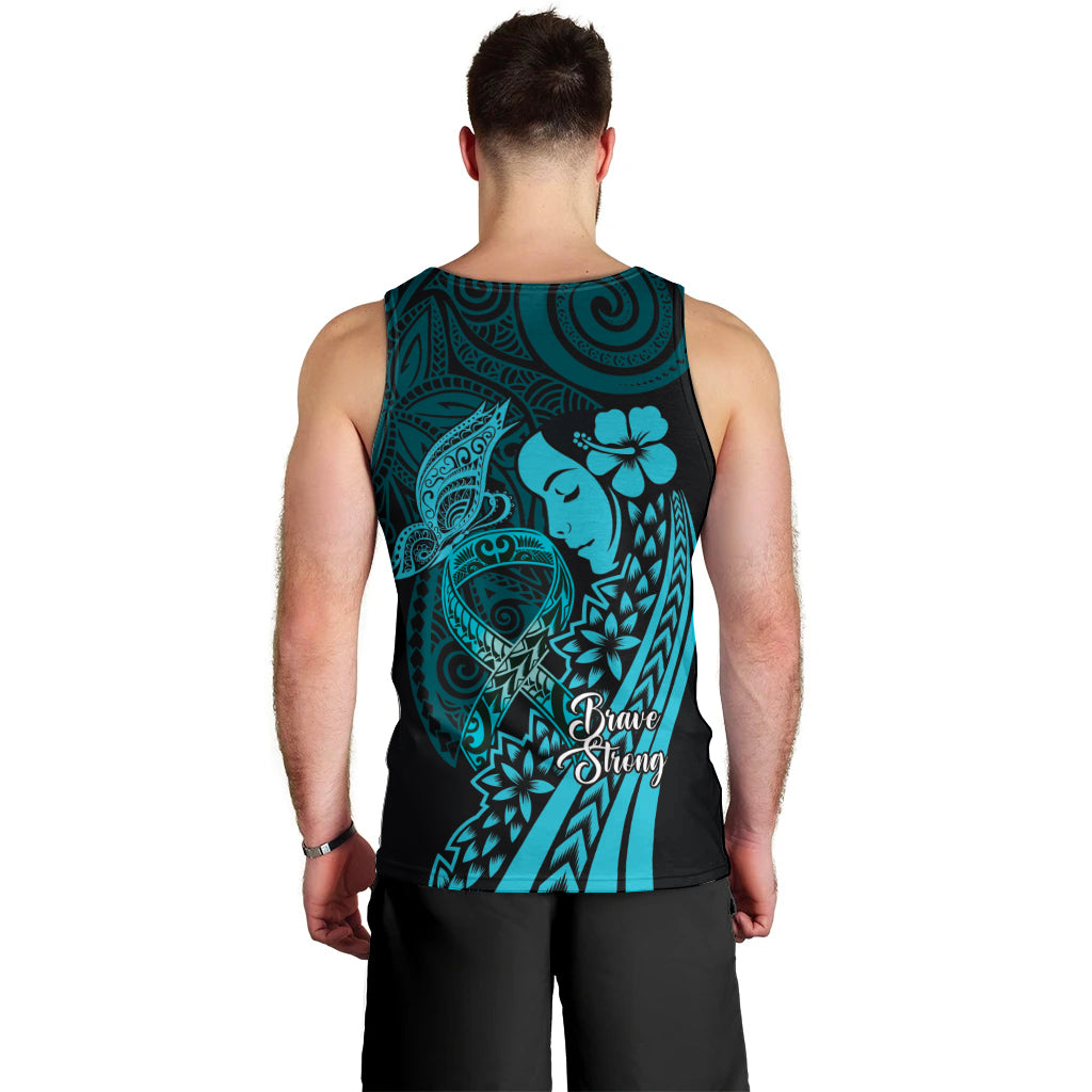 Polynesia World Ovarian Cancer Day Men Tank Top You Matter Polynesian Women LT14 - Polynesian Pride