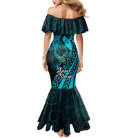 Polynesia World Ovarian Cancer Day Mermaid Dress You Matter Polynesian Women LT14 - Polynesian Pride