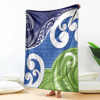 Southland New Zealand Blanket Maori Koru Flag Color