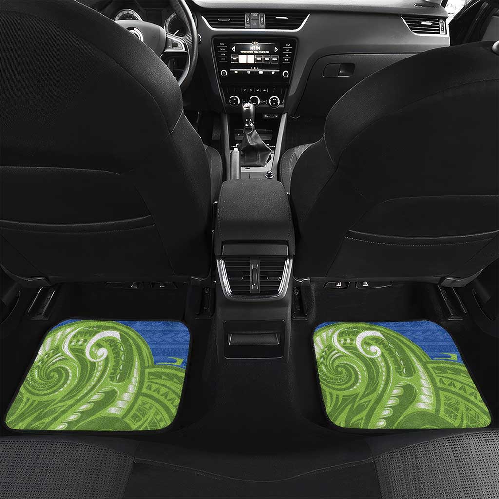 Southland New Zealand Car Mats Maori Koru Flag Color