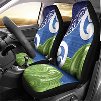 Southland New Zealand Car Seat Cover Maori Koru Flag Color
