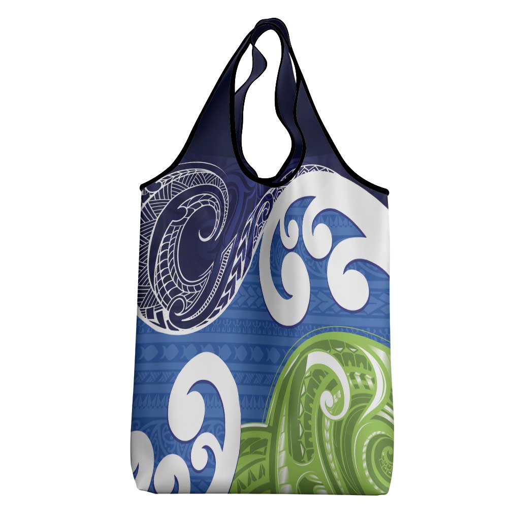 Southland New Zealand Grocery Bag Maori Koru Flag Color LT14 - Polynesian Pride