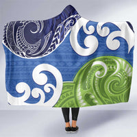 Southland New Zealand Hooded Blanket Maori Koru Flag Color