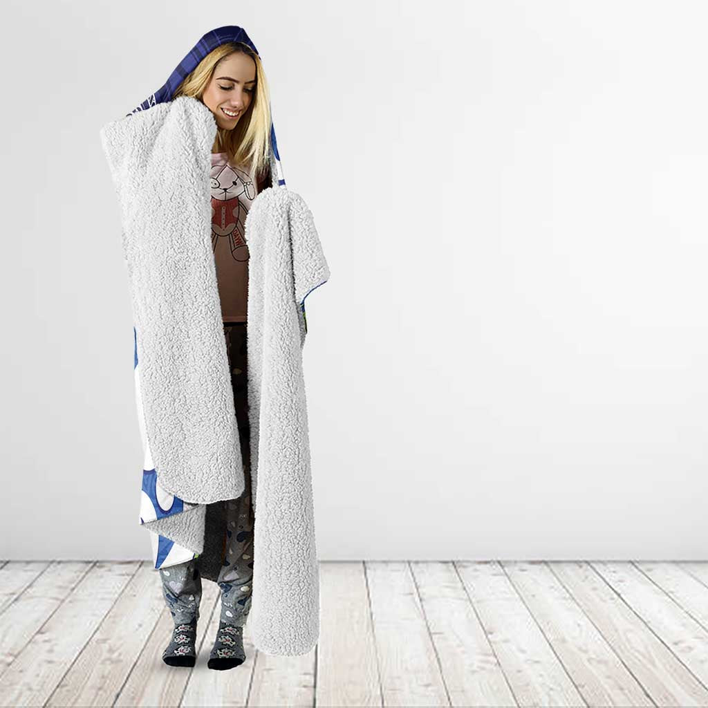 Southland New Zealand Hooded Blanket Maori Koru Flag Color