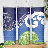 Southland New Zealand Skinny Tumbler Maori Koru Flag Color LT14 - Polynesian Pride