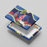 Southland Anniversary Day Canvas Wall Art Murihiku 1861 Maori Bird Mix Pohutukawa