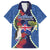 Southland Anniversary Day Family Matching Off The Shoulder Long Sleeve Dress and Hawaiian Shirt Murihiku 1861 Maori Bird Mix Pohutukawa