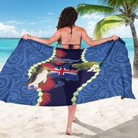 Southland Anniversary Day Sarong Murihiku 1861 Maori Bird Mix Pohutukawa LT14 - Polynesian Pride