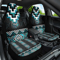 Paua Shell Taniko Pattern Aotearoa Car Seat Cover Niho Taniwha Mix Poutama