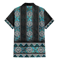 Paua Shell Taniko Pattern Aotearoa Family Matching Mermaid Dress and Hawaiian Shirt Niho Taniwha Mix Poutama LT14 - Polynesian Pride