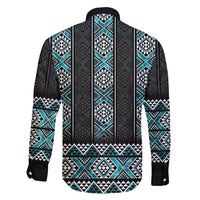 Paua Shell Taniko Pattern Aotearoa Family Matching Summer Maxi Dress and Hawaiian Shirt Niho Taniwha Mix Poutama LT14 - Polynesian Pride