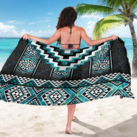 Paua Shell Taniko Pattern Aotearoa Sarong Niho Taniwha Mix Poutama LT14 - Polynesian Pride