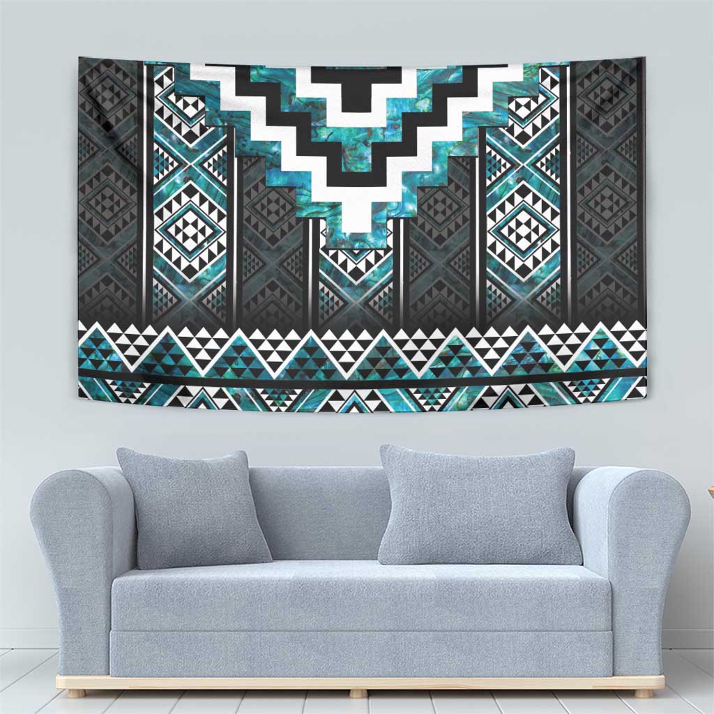 Paua Shell Taniko Pattern Aotearoa Tapestry Niho Taniwha Mix Poutama