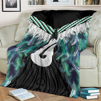 Aotearoa Korowai Motif Blanket Hei Matau Poutama Maori Pattern
