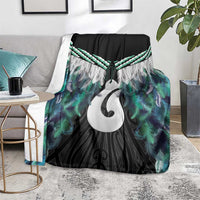 Aotearoa Korowai Motif Blanket Hei Matau Poutama Maori Pattern